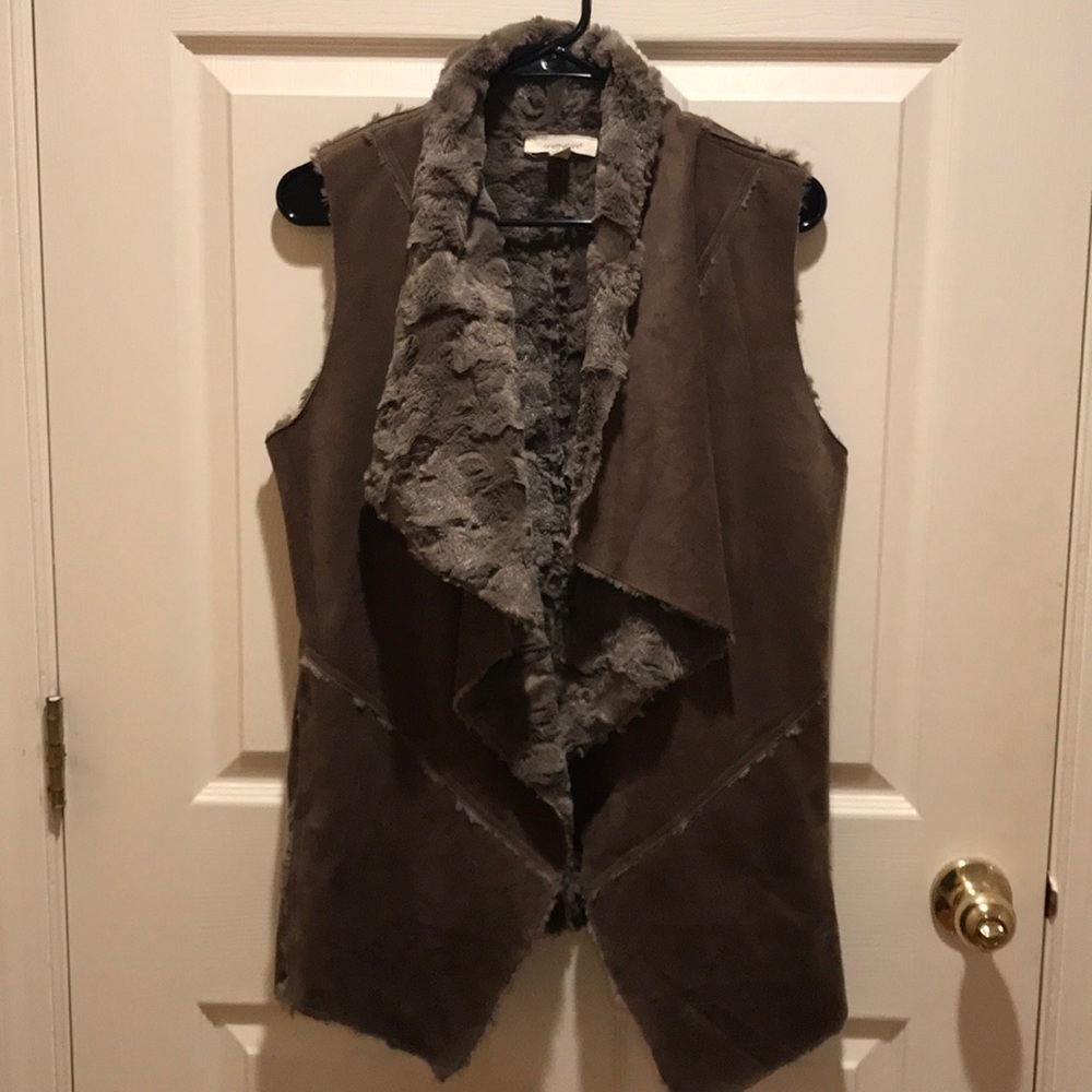 Faux Suede Vest